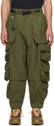 Archival Reinvent Green WIND AND SEA Edition Multi Bag Cargo Pants