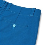 Sies Marjan - Alex Wide-Leg Cotton-Blend Canvas Shorts - Blue