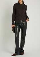 Rag & Bone Mercer Wool Jacket Dark Brown