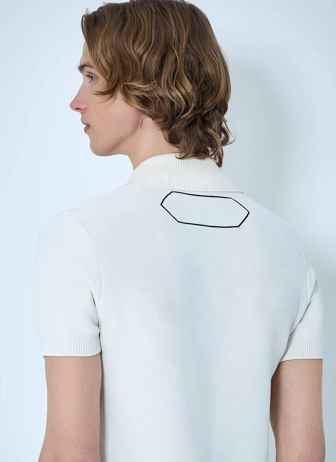 Jacquemus Ribbed Collar Knit Polo