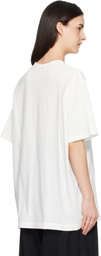 YOHJI YAMAMOTO Off-White 'La mélancolie' Short Sleeve T-shirt