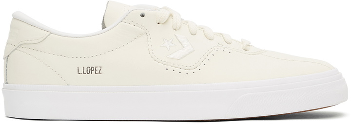 Photo: Converse Off-White Leather CONS Louie Lopez Pro Sneakers