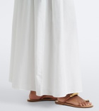 Montce Millie cotton poplin maxi skirt