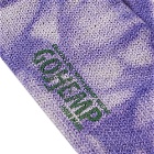 Anonymous Ism Go Hemp Uneven Tie Dye Crew Sock in Purple