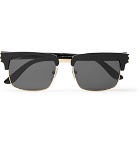 Cartier Eyewear - Square-Frame Acetate and Gold-Tone Sunglasses - Black