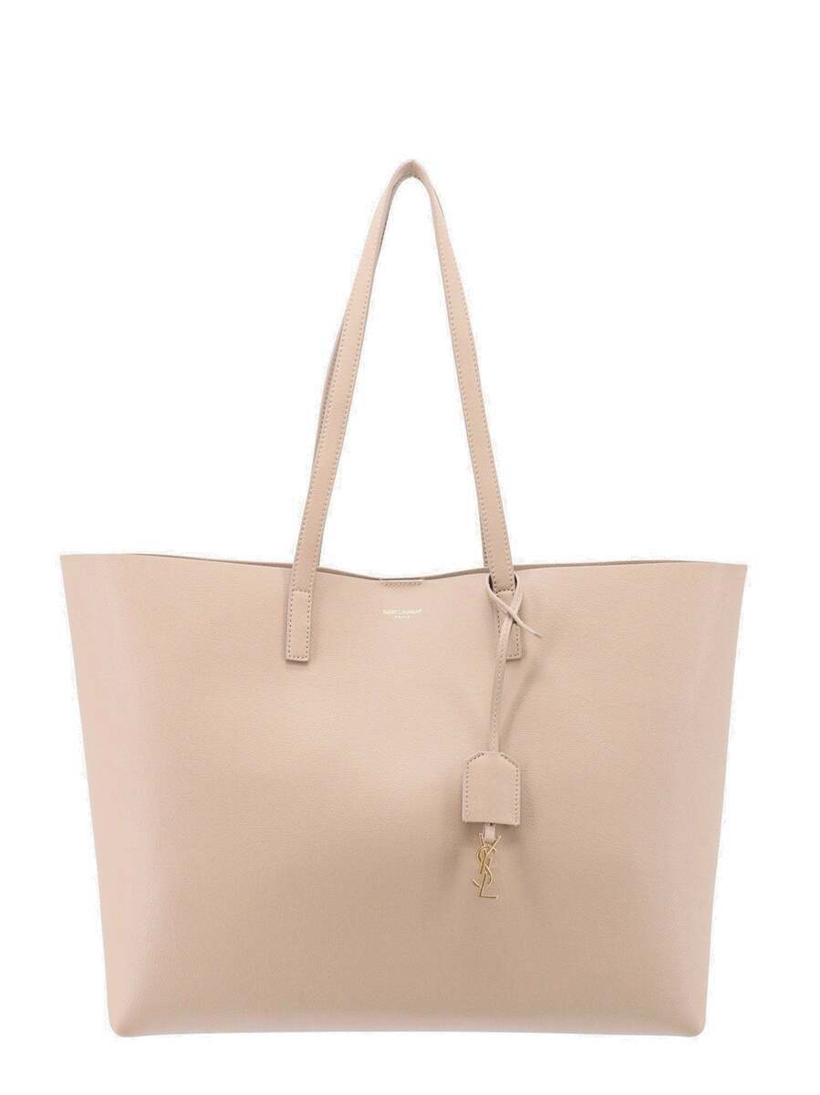 Saint Laurent Beige Lamb Ovis Aries Aries Shoulder Bag