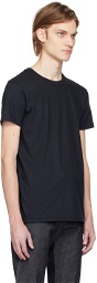 Naked & Famous Denim Black Circular T-Shirt