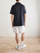 On - Court Logo-Printed Shell Polo Shirt - Black