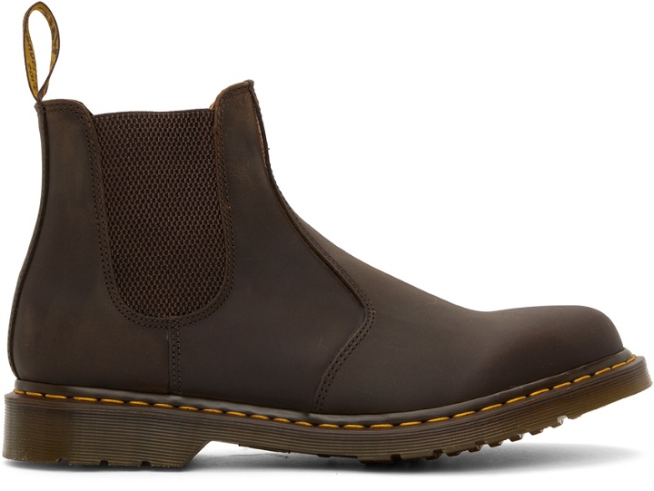 Photo: Dr. Martens Brown 2976 YS Chelsea Boots