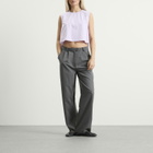 STEL Women's Side tie vest top in Pink Stripe