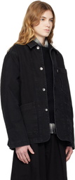 YMC Black Construction Denim Chore Jacket