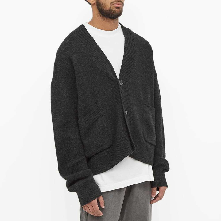 Photo: Cole Buxton Men's Brushed Cardigan in Black