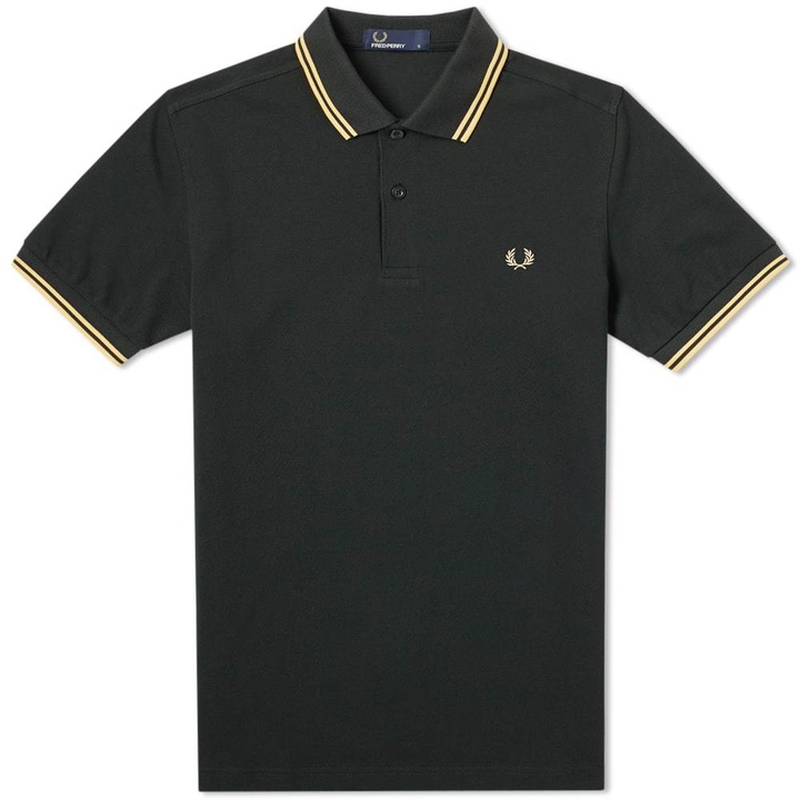 Photo: Fred Perry Twin Tipped Polo Green