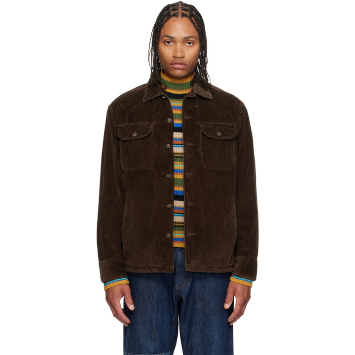 Photo: Polo Ralph Lauren Brown Fleece-Lined Corduroy Over Shirt