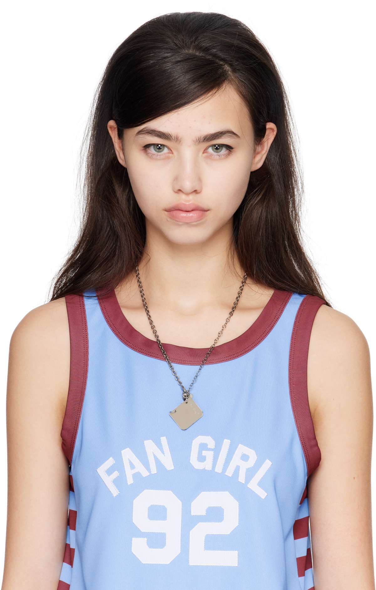 I'm Sorry by Petra Collins SSENSE Exclusive Silver D'heygere Edition 'Diary' Necklace