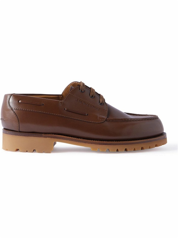 Photo: J.M. Weston - Leather Derby Shoes - Brown