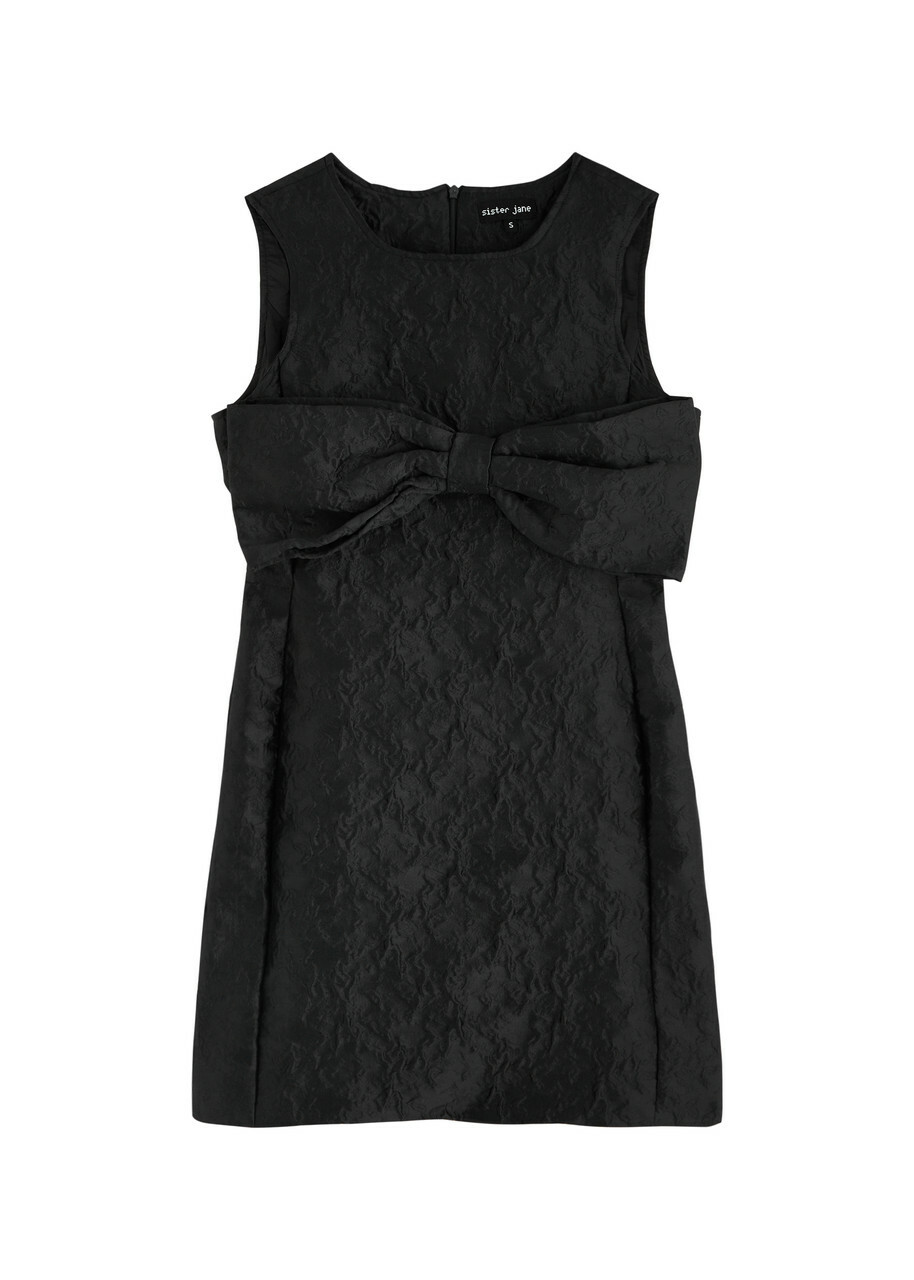 Sister Jane Avante Taffeta Mini Dress Black Sister Jane