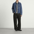 Our Legacy Men's Cut Rebirth Denim Jacket in Road Worn Rope Twill