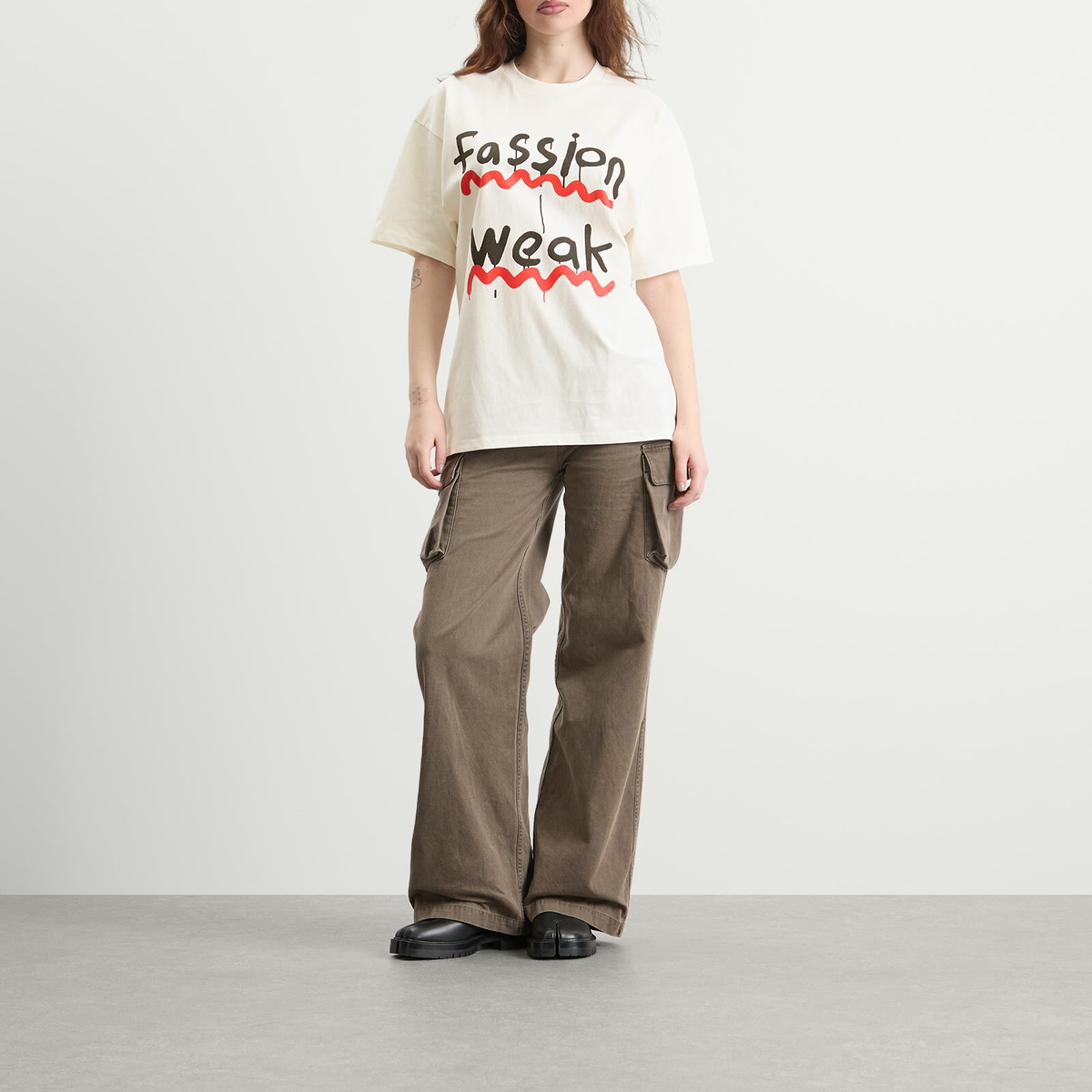 Navinder Nangla Fassion Weak T-Shirt in White