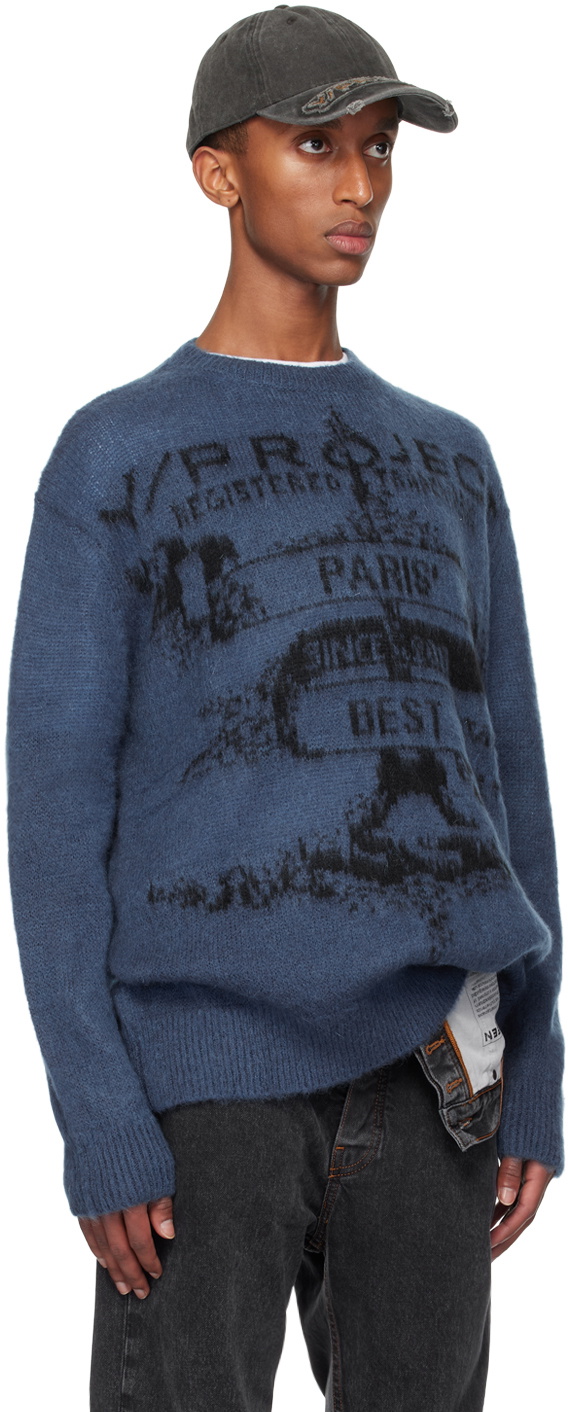 Y/Project Blue Paris' Best Jacquard Sweater Y/Project