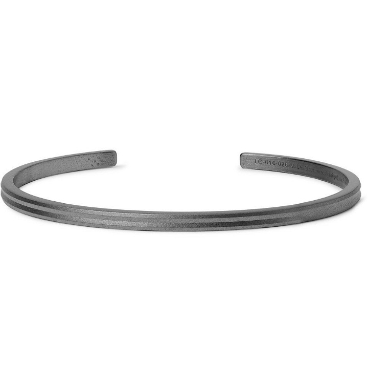 Photo: Le Gramme - Le 9 Guilloché Brushed Sterling Silver Cuff - Men - Silver