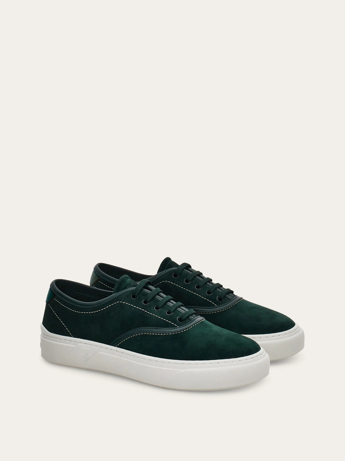 Ferragamo Mens Gancini sneaker in Green