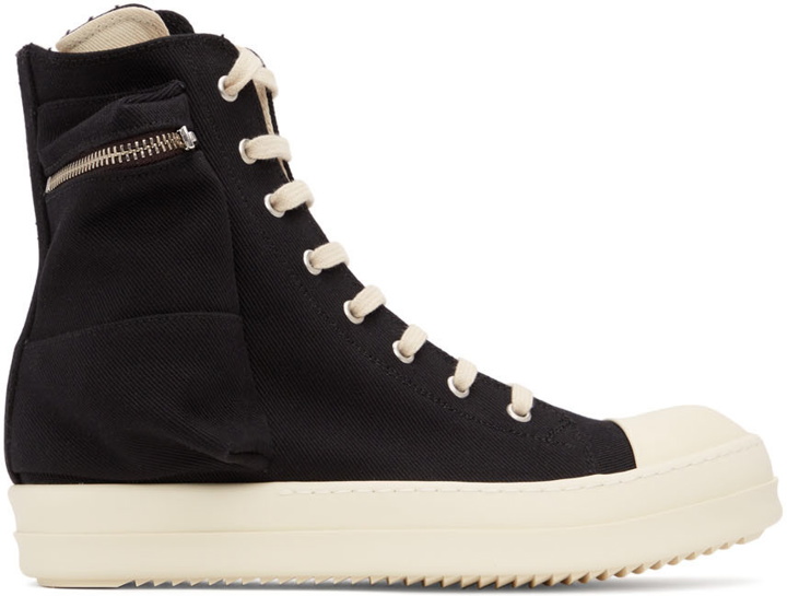 Photo: Rick Owens Drkshdw Black Cargo High Sneakers