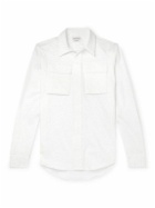 Alexander McQueen - Cutaway-Collar Cotton-Sateen Shirt - White