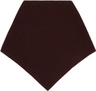 &Daughter Burgundy XL Cashmere Foulard Scarf