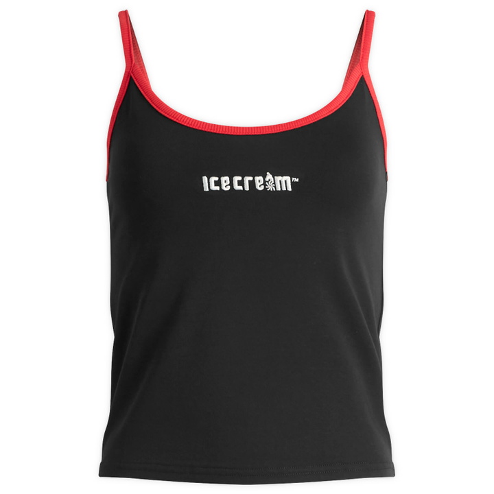 Photo: ICECREAM Women's Soft Serve Contrast Vest Top in Black