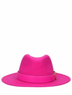 VALENTINO GARAVANI - V Logo Signature Wool Fedora Hat