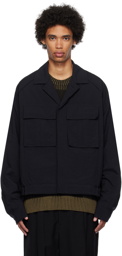 Juun.J Black Button Jacket