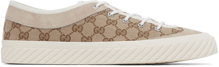 Photo: Gucci Beige GG Sneakers