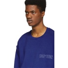 Adaptation Blue Plaid Logo Sweatshirt