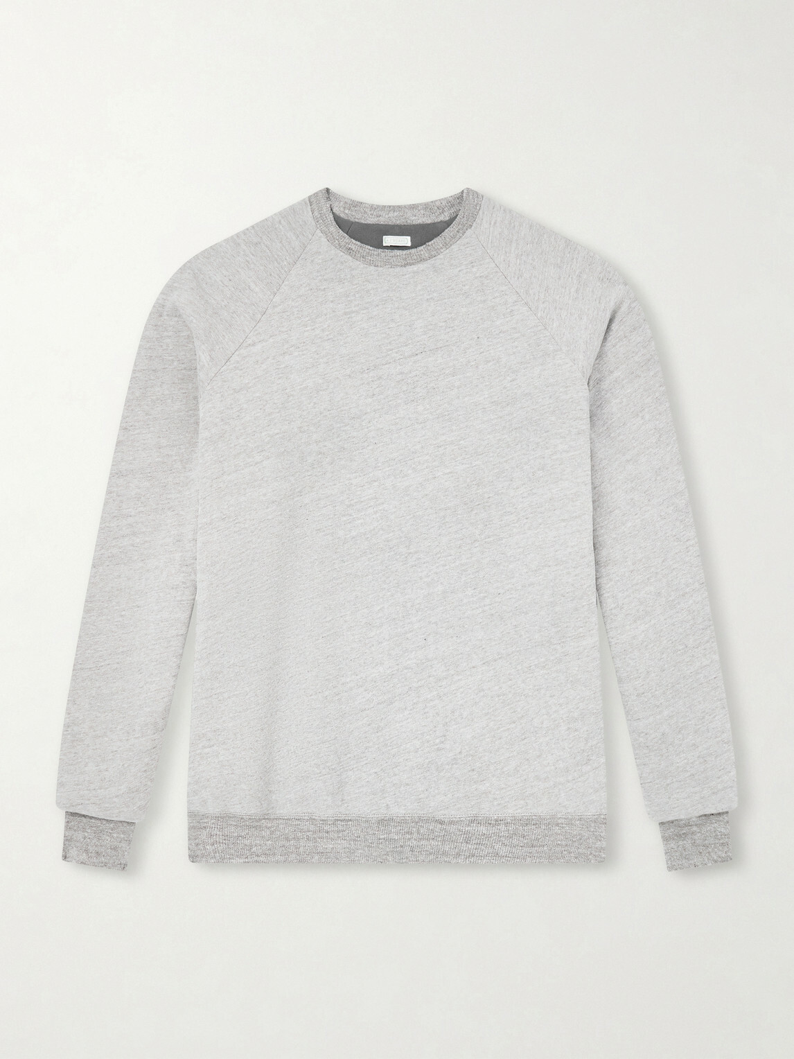 A.PRESSE - Reversible Cotton-Jersey Sweatshirt - Gray