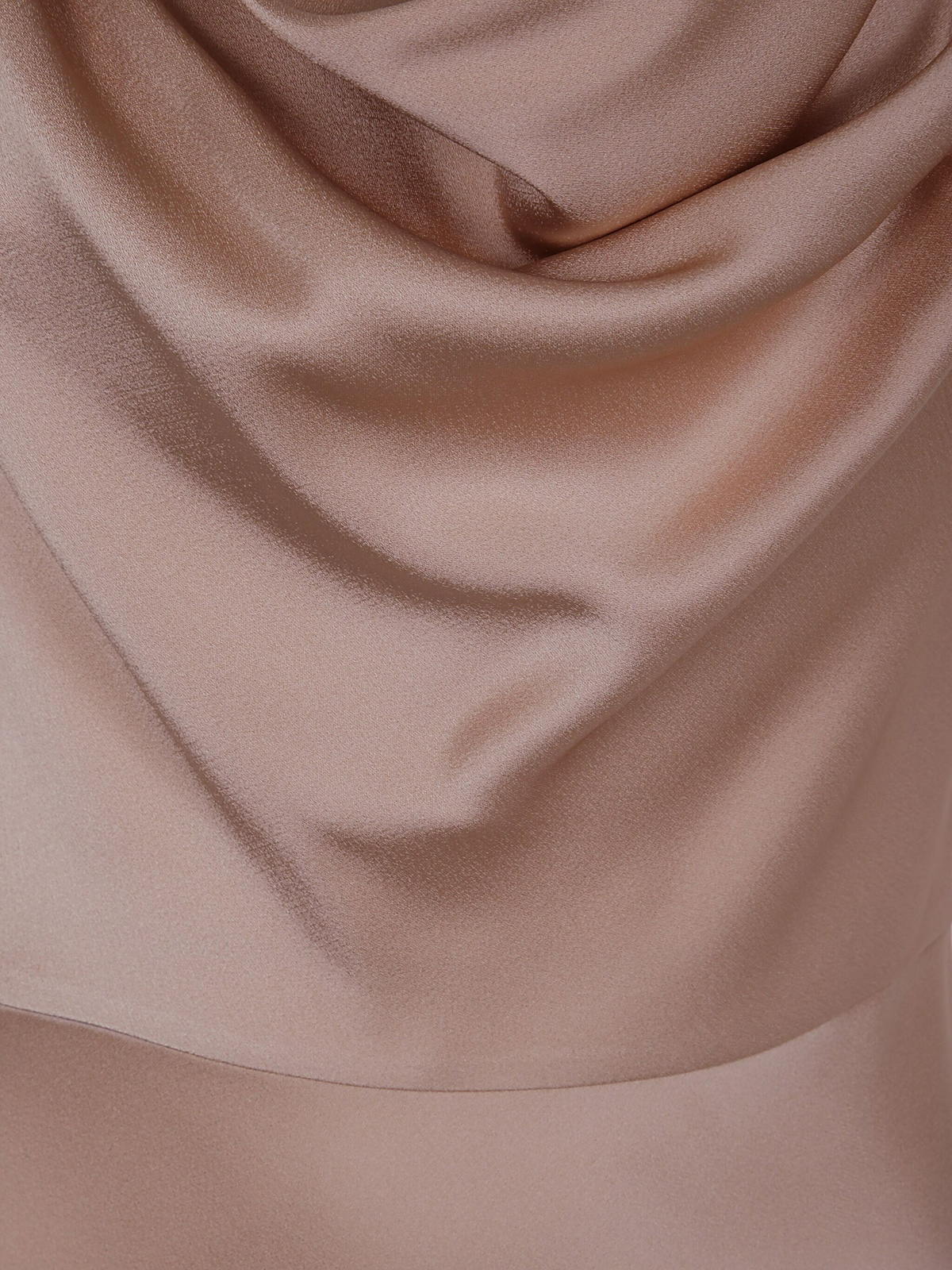 Blumarine Envers Satin Dress in Pink