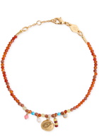 Anni LU Maroon Harmony Beaded Charm Bracelet - One Size