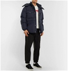 Moncler - Vilbert Slim-Fit Quilted Shell Hooded Down Jacket - Blue