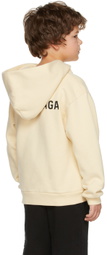 Balenciaga Kids Kids Off-White Logo Hoodie
