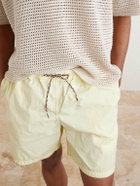 A Kind Of Guise - Volta Straight-Leg Shell Drawstring Shorts - Yellow