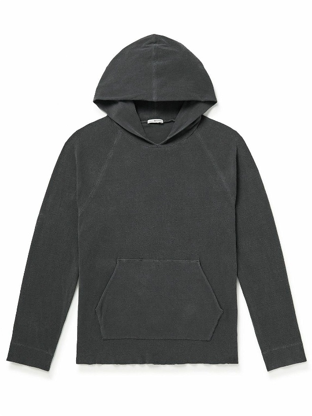Photo: James Perse - Recycled-Cotton Jersey Hoodie - Gray