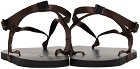 AURALEE Black Foot The Coacher Edition Belted Sandals
