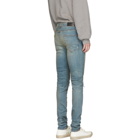 Amiri Indigo Animal Print MX1 Jeans