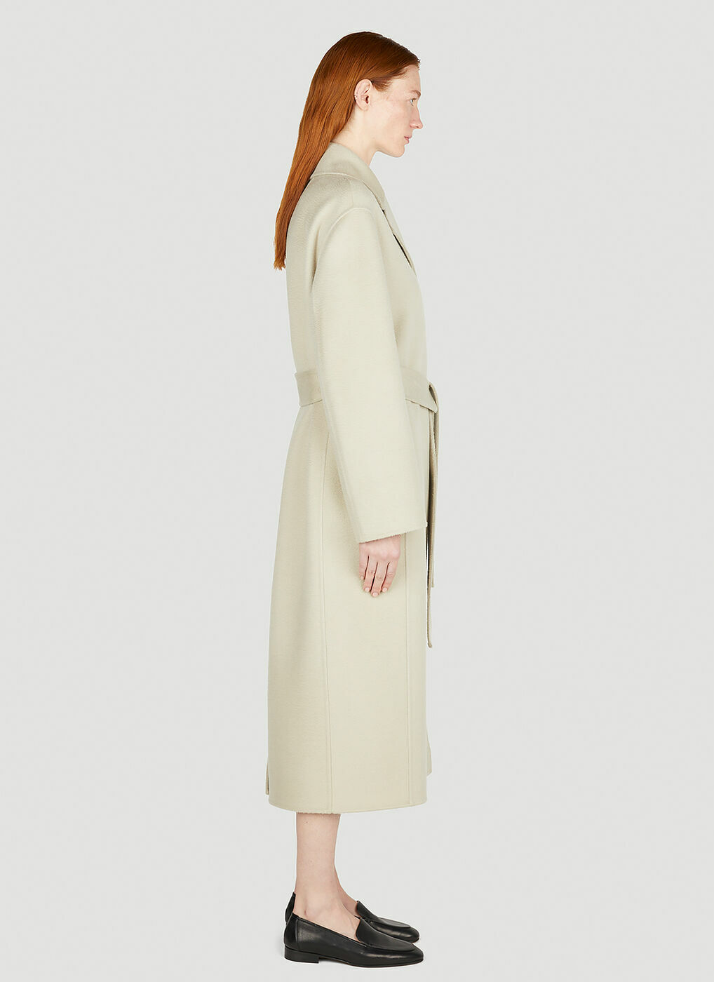 The Row Malika Coat in Cream The Row