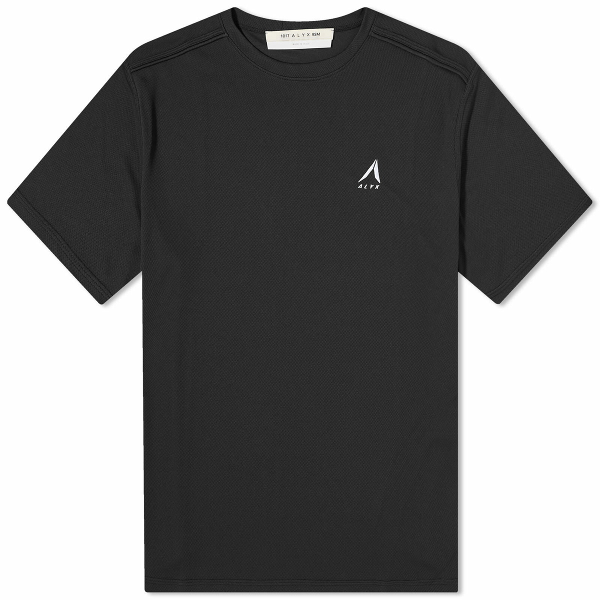 1017 ALYX 9SM Men's Logo Mesh T-Shirt in Black 1017 ALYX 9SM