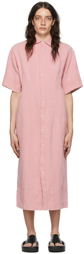 Photo: AURALEE Pink Washi Midi Dress