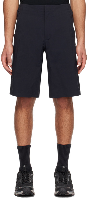 Photo: Veilance Black Spere LT Shorts