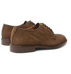 Tricker's - Robert Suede Derby Shoes - Men - Brown