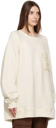 HALFBOY Off-White Over Patch Sweatshirt