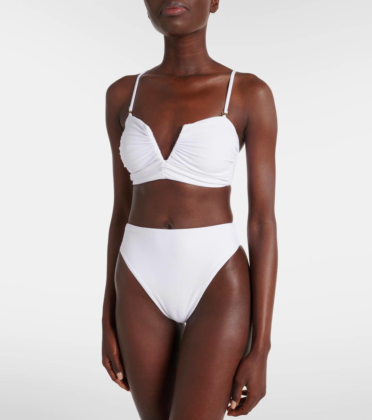 ruched swim top